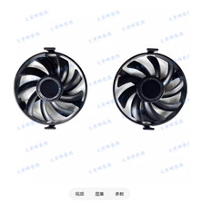 Graphics Fan For XFX Radeon RX470 480 GTR Black Edition Black Wolf