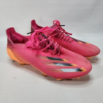 Adidas X Ghosted.1 Fg Mens Size 8 Firm Ground Soccer Cleats Pink/Orange FW6897 