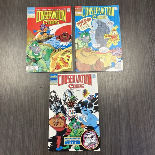 Conservation Corps #1-3 #1 #2 #3 Complete Set Archie Comics 1993 - Picture 1 of 11
