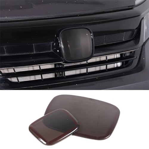 Front Grille Rear Tailgate Emblem Cover Compatible with Honda Black, Orange - Picture 2 of 8
