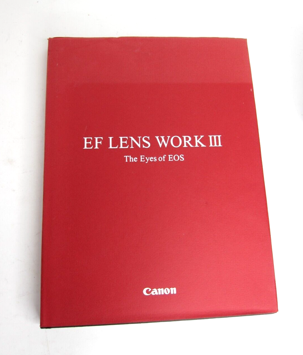 値下げ　キャノンEFLENS WORKIII The Eyes of EOS EF Lens Work III The Eyes of EOS Canon Hardcover Book 2003 3rd