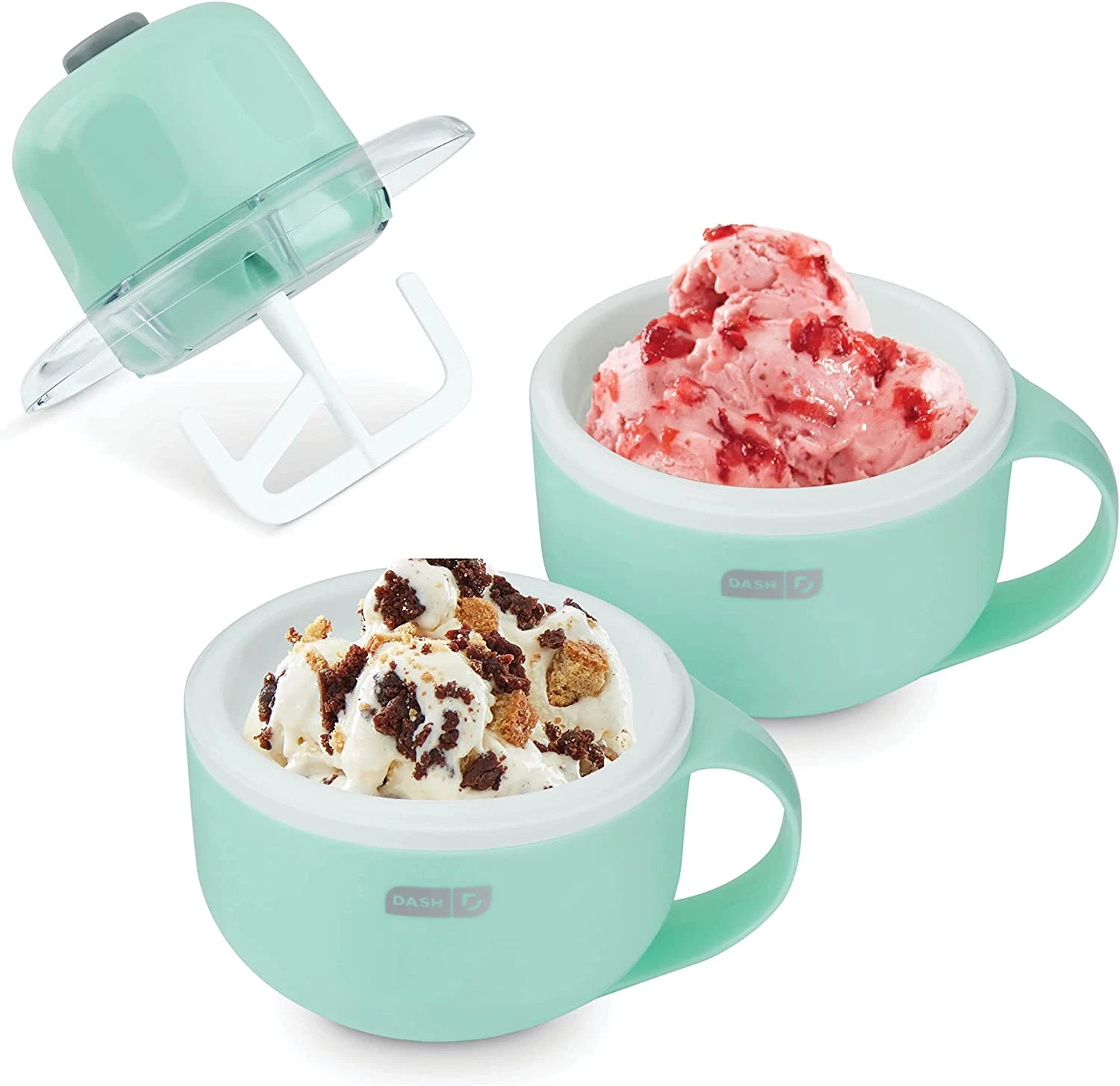 My Mug Ice Cream Maker Machine (Aqua): Multi-Purpose Soft Serve Ice Cream Machin