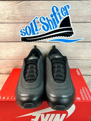 NIKE AIR MAX 97 *MUJER* NEGRO/ANTRACITA DH0558-001 TALLA 11.5 NUEVO EN CAJA SIN TAPA - Imagen 3 de 7