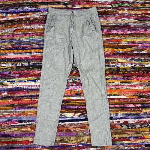 Transit Par Such Hose Damen 28 vorne Reißverschluss Baumwolle Leinen vorne Reißverschluss Kleid Freizeit