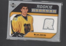 MILAN JURCINA 2005-06 UPER DECK ROOKIE THREADS JERSEY CARD #RT-MJ