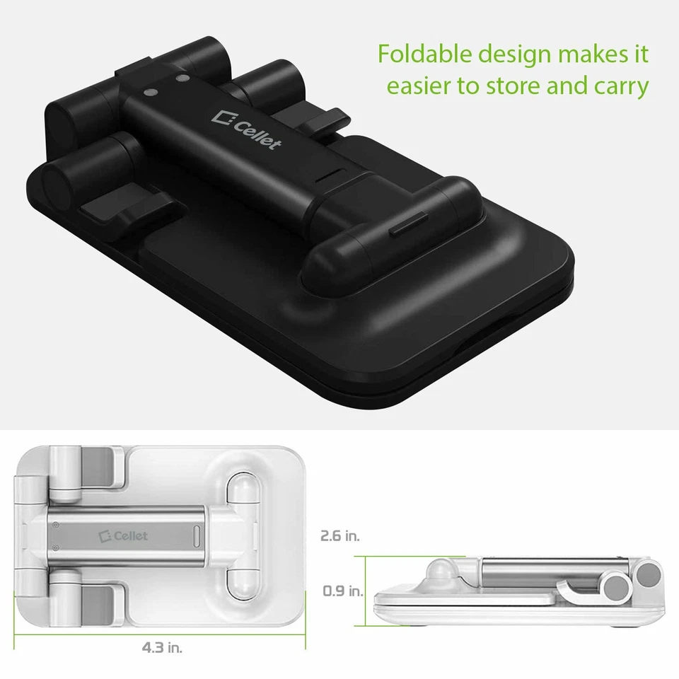 Adjustable Desktop Smartphone and Tablet Holder Stand Foldable Heavy Duty Mount. - Image 4 of 4