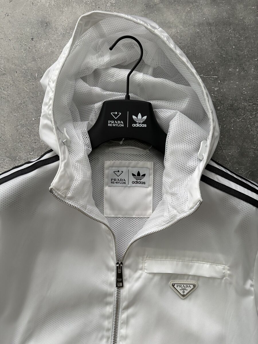 PRADA adidas Re-Nylonトラックジャケット コラボ アウター PRADA adidas Re-Nylonトラックジャケット コラボ アウター