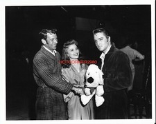 ELVIS PRESLEY 1956 MOVIE LOVE ME TENDER 8X10 PHOTO WITH RICHARD EGAN DEBRA PAGET