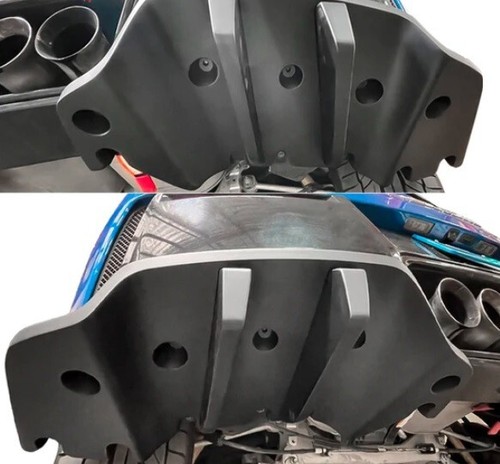 Rear Fiberglass Diffuser Lips for 2014 2015 2016 Corvette C7 Z51 Stingray - Picture 4 of 6