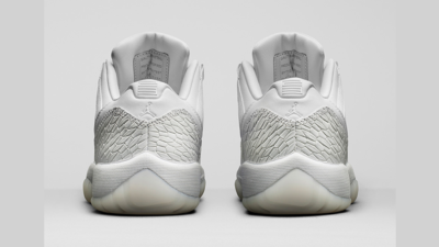 ウィメンズ Nike Air Jordan 11 Retro White llic Silver Nike Air Jordan Retro 11 Low Premium Heiress White Snake GG