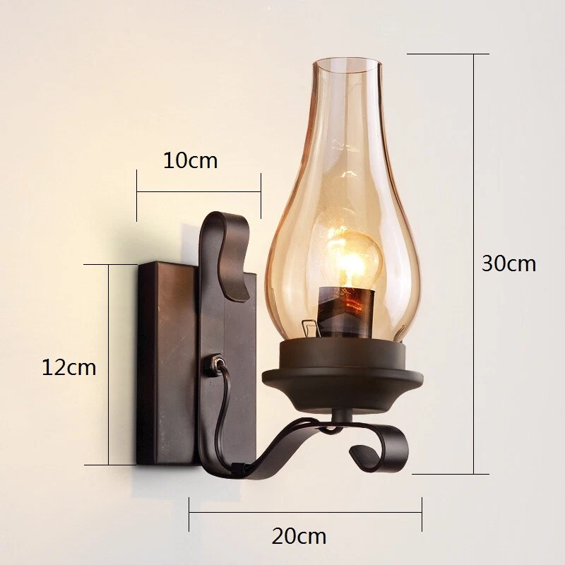 Hotel Indoor Wall Lamp Home Retro Wall Lights Wall Lighting Hallway Wall Sconce - Image 2 of 4