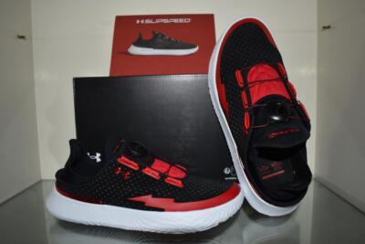 Under Armour SlipSpeed BOA Flow Shoes Mens Size 8 Black Red Running‎ 3028457-001 Under Armour SlipSpeed Red White for sale | eBay main image 2