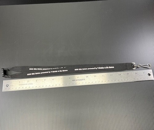 NBA Nation T-Mobile 2009 Kia Motors All Star Game Phoenix AZ cordón/clip negro - Imagen 3 de 3