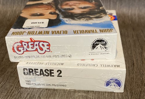 Grease And Grease 2 VHS NEW Sealed Paramount - Picture 3 of 4