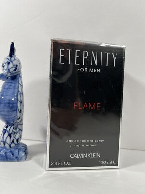 Calvin Klein Eternity Flame Men Cologne Spray 3.3 oz 100 ml New In Box