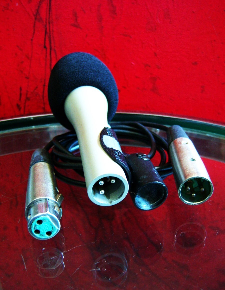 Vintage 1990's Shure SM-63 dynamic microphone Low Z w