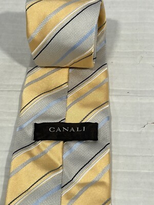 アクセサリーその他 CANALI GREY SILK TIE Canali Blue and grey silk jacquard tie - Blue - Men | HJ02086141