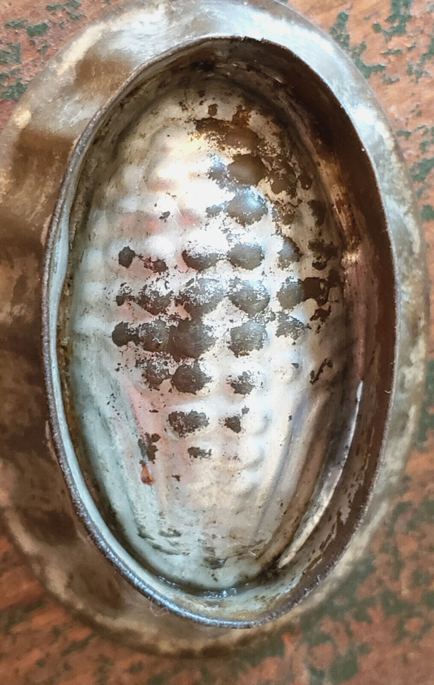 Small Early Antique Tin Corn Cake Mold 2 eBay