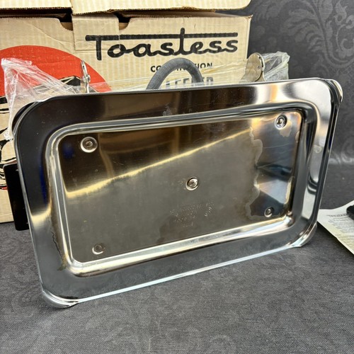In Box Vintage Chrome Toastess Waffle Maker Iron 51 Midcentury Modern CLEAN - Picture 15 of 15