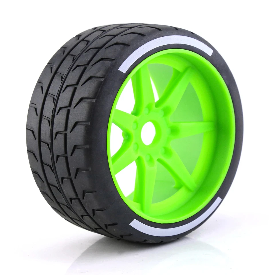 RC Tire Tyre 17mm Wheel Hex For ARRMA 1/7 Firebird FELONY FSR Flying God Mustang - Image 4 of 4