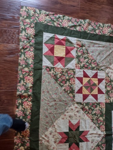 Vintage Amish Quilt Top 88x84 - Picture 5 of 17