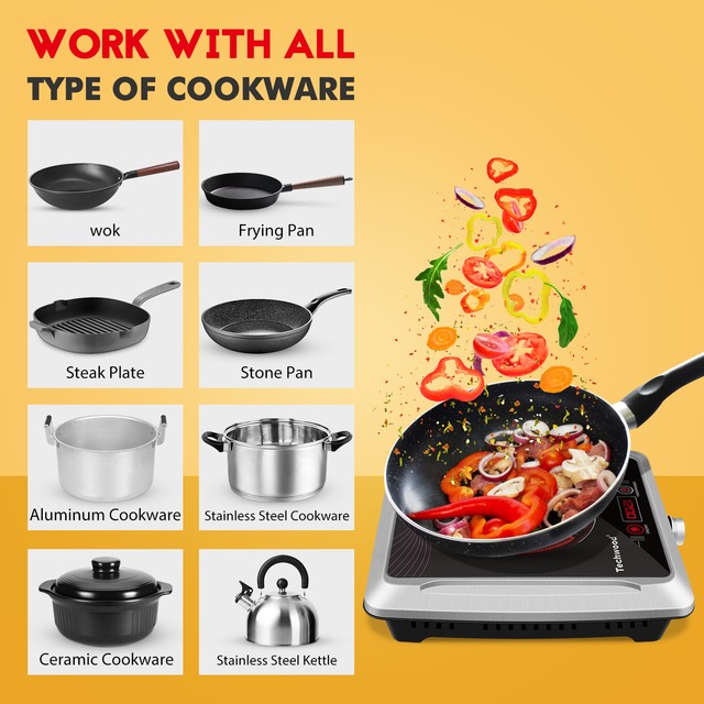 techwood hot plate single burner