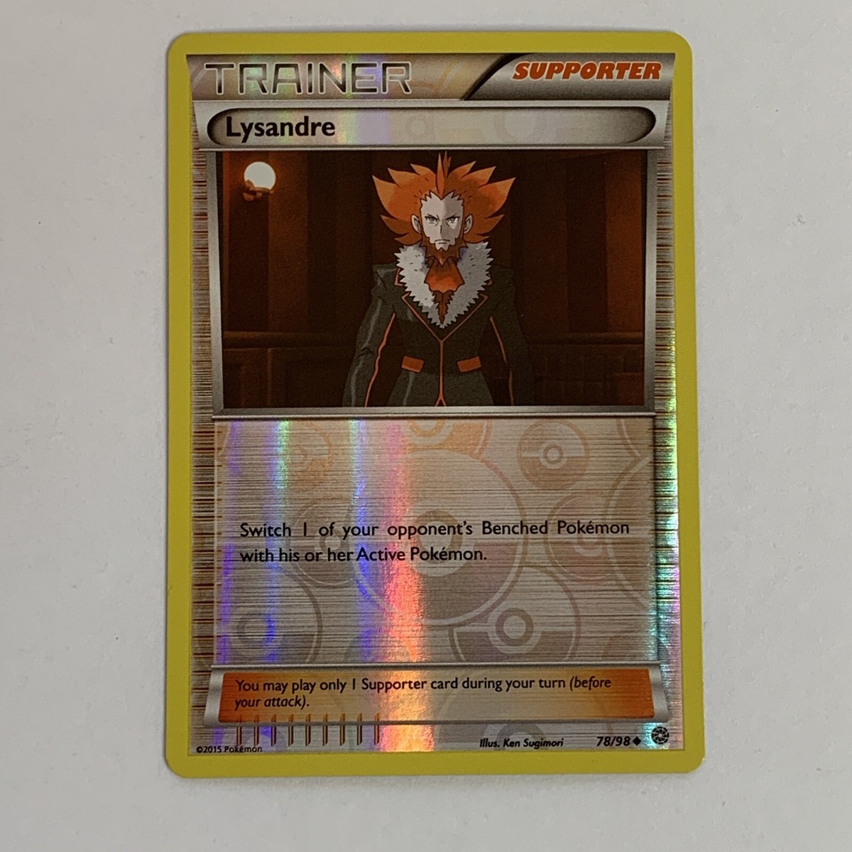 Lysandre 78/98 Reverse Holo Pokemon Ancient Origins | eBay