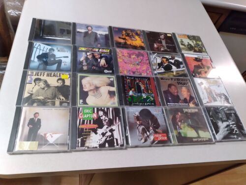 Blues cd lot/20 SRV,Cream,ZZ Top,Clapton,Jeff Healey,Smokin Joe Kubek...