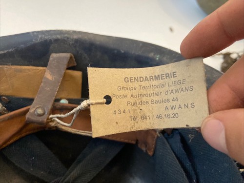 Lotto 5 Elmetti Militari Polizia Belga HELMET 1962 - Foto 2 di 4
