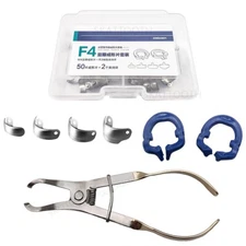 Dental Sectional Matrix System Metal Matrices Bands Resin Clamping Ring Plier