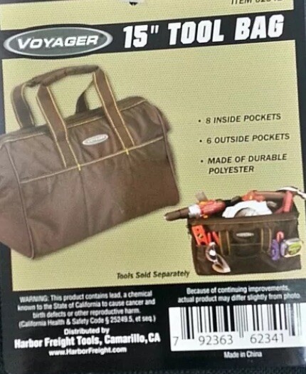 Voyager Craft Tool Bag 15