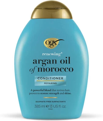 OGX Argan Oil of Morocco Hair Conditioner for Dry Damaged Hair 385ml - Pack of 1 - Image 1 of 4