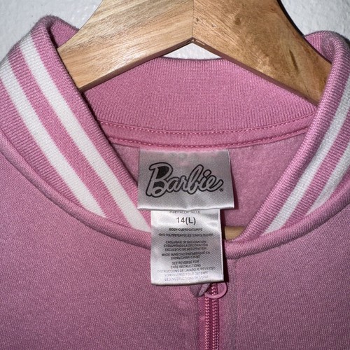 Barbie Mattel Licensed Jacket/sweater Varsity Girls L (14) - Picture 4 of 6