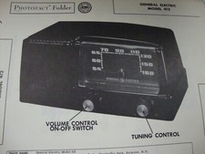 Original Sams Photofact Manual GENERAL ELECTRIC 412 189
