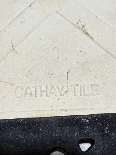 Tile And Cast Iron Trivet Cathay An Apple A Day Keeps Doctor Away Worm image 6