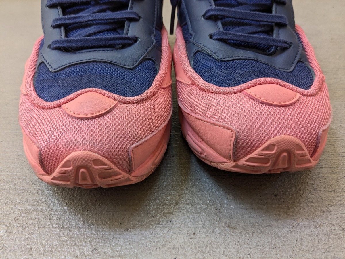 ファム Adidas Raf Simons Ozweego Size 8.5 Pink Blue Sneakers Shoes Men 8