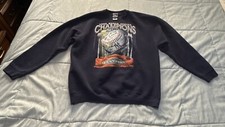 New York Yankees 1998 World Series Champions Pro Player Blue Sweatshirt Mens XXL