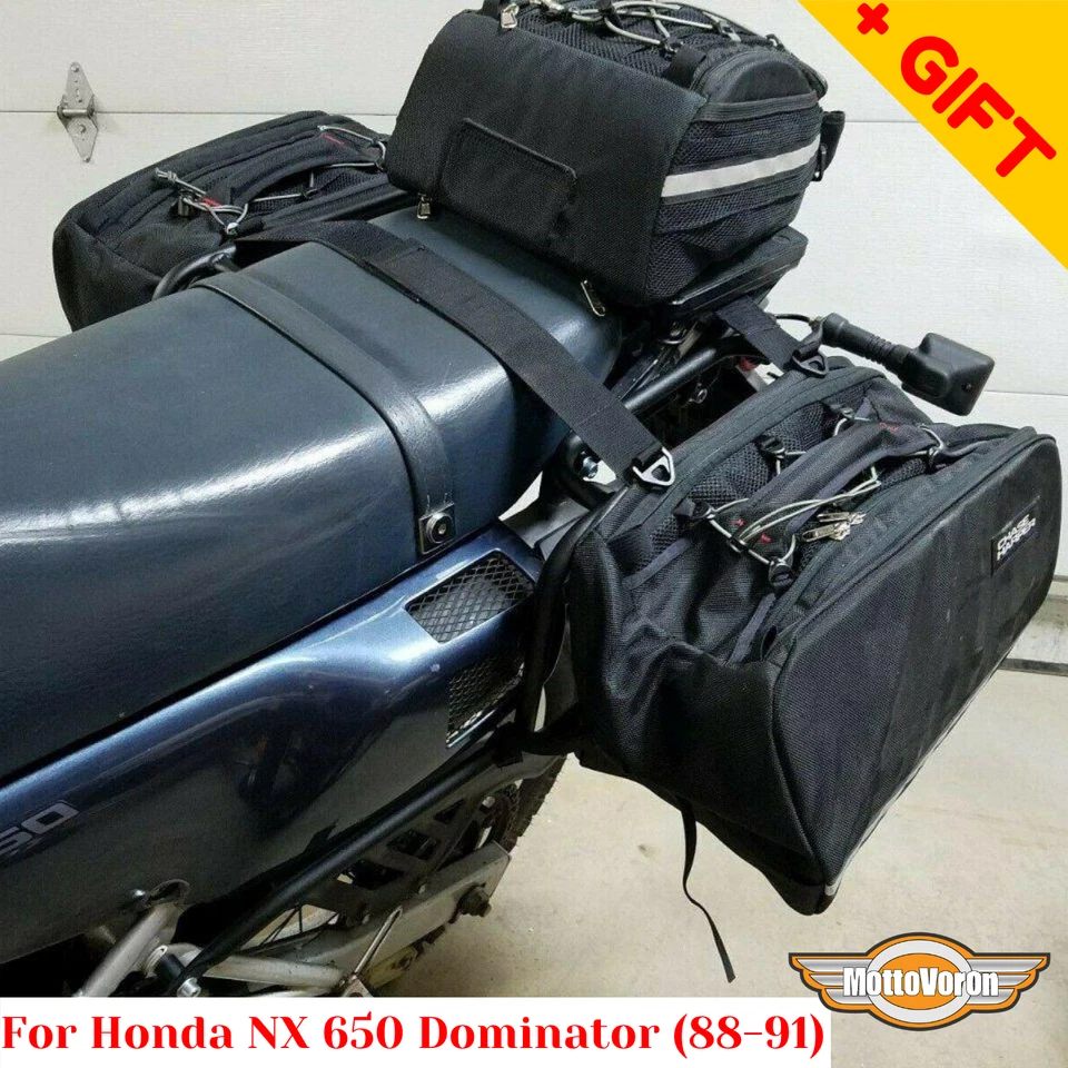 Alforja para bolsas blandas Honda NX 650 Dominator Side Carrier RD02 (88-91) Foto 2 de 4