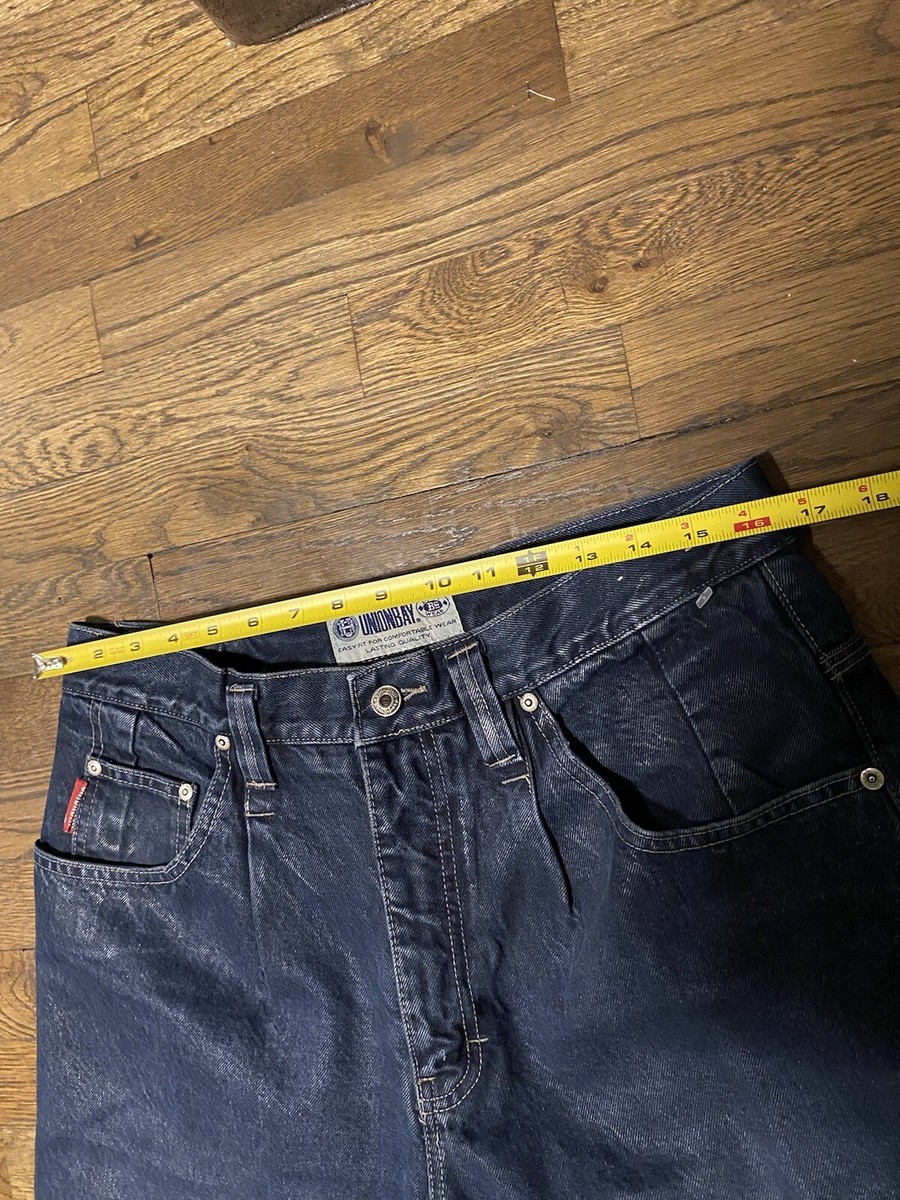 VINTAGE 80s / 90s Union Bay Black Denim Jeans Size 32 VINTAGE 80s / 90s Union Bay Black Denim Jeans Size 32