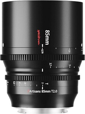 7artisans 85mm T2.0 Large Aperture Full Frame Cine Lens for Sony E-Mount
