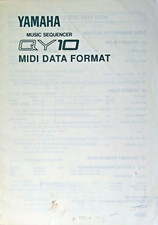 Yamaha QY10 Portable Sequencer Midi Data Format Booklet Original Yamaha Document