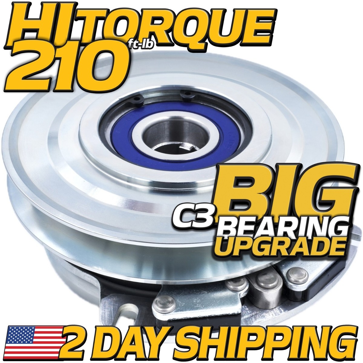 139-7910 BIGBearing HiTorq 210ftlb Billet Pulley PTO Clutch