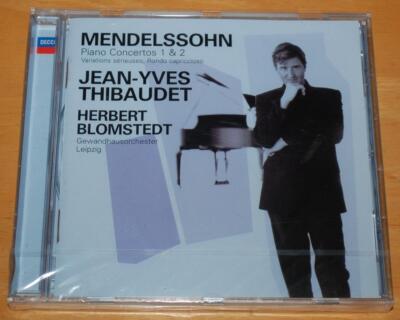 Jean-Yves Thibaudet - Mendelssohn: Piano Concertos 1 & 2 - Sealed 2001 CD