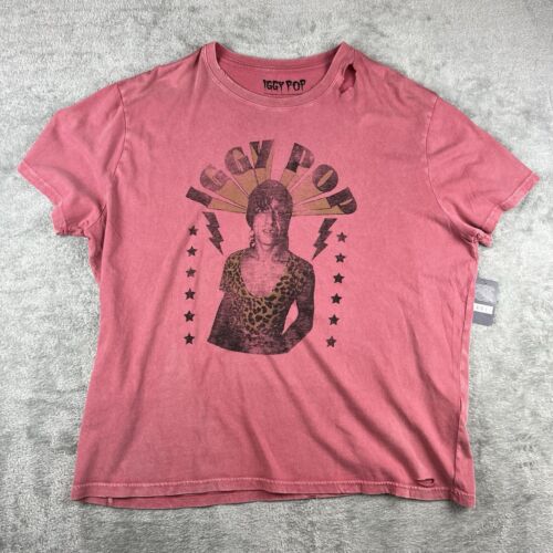 Iggy Pop T-Shirt Lucky Brand Gr. 2XL XXL Kurzarm