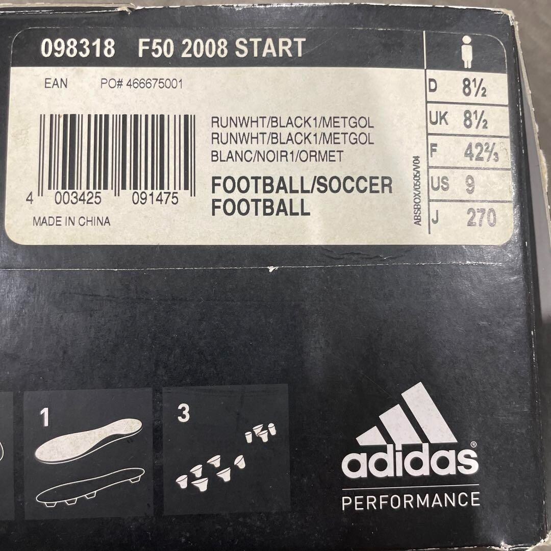 Adidas F50 2008 START Set David Villa Printed Sign with Box