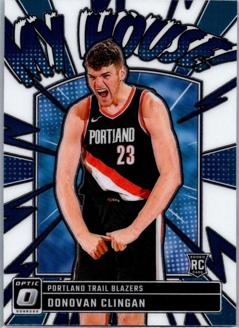 2024-25 Donruss Optic #1 Donovan Clingan My House
