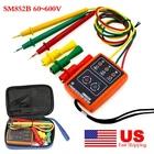 SM852B 3 Phase Sequence Rotation Tester LED Indicator Detector Checker Meter US