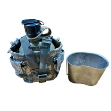 US Military Canteen Cup With Canteen With ACU MOLLE Pouch