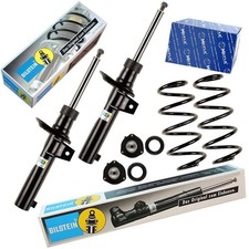 2 Bilstein Stoßdämpfer B4+Federn B3+Domlager für vorne VW Touran