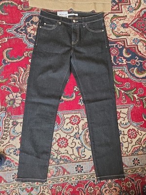 Edle Designer HUGO BOSS DAMEN JEANS Gr. 27 Neu Slim Cropped BW Elasthan Stretch